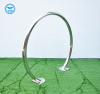 Cercle Type Public Rond Vélo Cadre Racks En Acier Inoxydable Vélo Rack Commercial Urbain Vélo Plancher Parking Stand Affichage