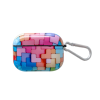 Nouveau Style vente chaude puzzle étui pour écouteurs BQC étui pour casque arc-en-ciel étui pour casque pour Airpad 1/2/3/4