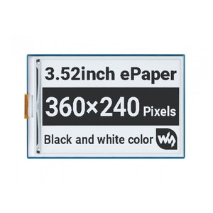 หน้าจอ e-Paper ขนาด 3.52 นิ้ว, 360 x 240, อินเทอร์เฟซ SPI - Product Image 6