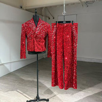 Blouson Bomber Unisexe Haut de Gamme Personnalisable à Paillettes et Fermeture Éclair, Coupe Ample, pour Soirées, Tapis Rouge et Spectacles Scéniques, Collection Automne