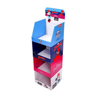 Échantillon de présentoir publicitaire en carton pour supermarché, présentoir à chaussettes, type plateau pour centre commercial X35, commerce transfrontalier Europe