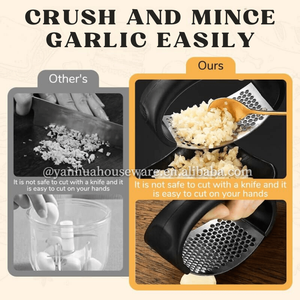 Máy ép tỏi bằng tay di động, máy nghiền tỏi, máy xay tỏi, máy băm tỏi, máy ép tỏi bằng thép không gỉ, siêu bền - Product Image 6