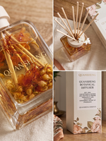 Diffuseur de Parfum d'Ambiance Fleur Marque Blanche Aromathérapie Parfumé Ensembles de Diffuseurs à Bâtonnets Sans Liquide