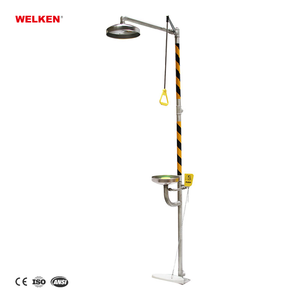 Cina di alta qualità in acciaio inox di sicurezza doccia di emergenza lavaggio <span class=keywords><strong>oculare</strong></span> combinazione oculista stazione con controllo a pedale - Product Image 4