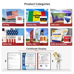 China Factory Werbe werbung Custom Car Hand Garden String Mini Body Flag Verschiedene Arten von benutzer definierten Flaggen - Product Image 5