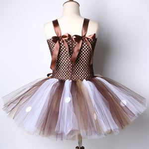 Baige Venta caliente vestido <span class=keywords><strong>de</strong></span> rendimiento <span class=keywords><strong>de</strong></span> lujo para niñas disfraces <span class=keywords><strong>de</strong></span> ciervo <span class=keywords><strong>de</strong></span> tul <span class=keywords><strong>con</strong></span> diadema vestidos <span class=keywords><strong>de</strong></span> tutú <span class=keywords><strong>de</strong></span> Navidad para niños - Product Image 6
