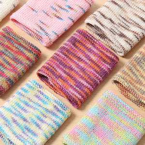 Kit de couture de fil d'alpaga de <span class=keywords><strong>laine</strong></span> moyen-lourd de fantaisie arc-en-ciel tricoté à la main-fil de boule de <span class=keywords><strong>laine</strong></span> teint par casquette pour des projets de bricolage - Product Image 3