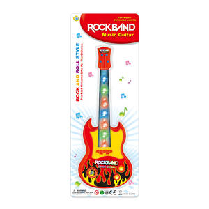 Juguete Musical Educativo Temprano para Niños Jinming, <span class=keywords><strong>Guitarra</strong></span> <span class=keywords><strong>de</strong></span> Juguete <span class=keywords><strong>de</strong></span> Plástico Pequeña con Dibujos Animados y 5 Canciones - Product Image 2