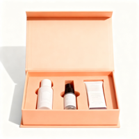 Boîte rigide en feuille d'or de forme personnalisée, écologique, biodégradable, en matériaux recyclés, avec fermeture magnétique, pour les produits de beauté des cils