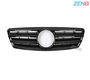 Calandre avant pour Mercedes-Benz Classe C W203 2000-2006, nouvelle calandre de remplacement avec garantie d'un an - Product Image 3
