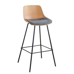 Light Luxury <b>Bar</b> <b>Stool</b> with Fabric Cushion Modern Simple Design <b>Comfortable</b> Living Room Dining Cafe & Restaurant Furniture - Product Image 1