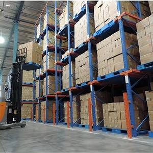 מערכת מדפים לתעשייה כבדה בעלת 5 שכבות, מדפי אחסון פלדה בצפיפות גבוהה למחסן - Product Image 6