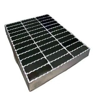 热浸镀锌焊接钢户外格栅碳素船用钢格板5*6用于地板走道1m x 1m钢格板