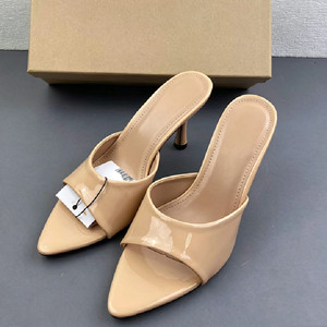 <span class=keywords><strong>Mules</strong></span> élégantes à talon aiguille et bout pointu pour <span class=keywords><strong>femme</strong></span>, sandales ouvertes confortables pour le bureau et les occasions festives - Product Image 3