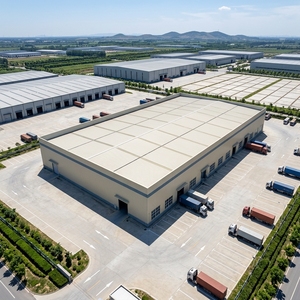 Entrepôt logistique préfabriqué en acier 50x60m économique avec salle blanche pour hangar de stockage agricole – Irak - Product Image 1