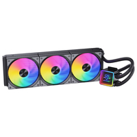 SNOWMAN KS360-ARGB-BK 360mm Échangeur de chaleur en gros, refroidisseur liquide pour LGA 1700 AM5, kit de refroidissement par eau