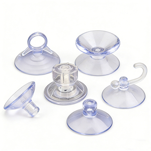 Jouets à ventouse transparents en gros pour fabricants, forte force d'adsorption, ventouse en PVC perforée de style baïonnette à tête de <span class=keywords><strong>champignon</strong></span> - Product Image 1