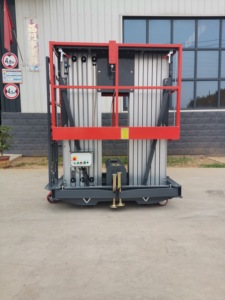 Мобильная двухмачтовая подъемная платформа из алюминиевого сплава JB Factory, 6-12 м - Product Image 2