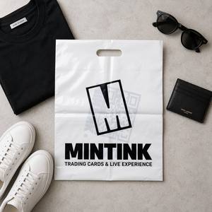 Custom Printed Die-Cut Handle Shopping Bag, LDPE Plastic Merchandise Bag with Logo Print for Clothing Store Retail Packaging