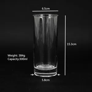 Transparent Handmade Cups Modern Water Drinking Glasses Highball Glass