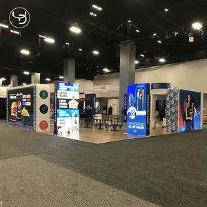Tawns Aluminium SEG LED Rétro-Éclairé Wall Light Box 40x50ft Trade Show <span class=keywords><strong>Expo</strong></span> Location de stand aux États-Unis, en Europe et en Chine - Product Image 1