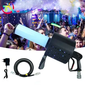 Tongxin 2024 scène effet fumée CO2 pistolet LED coloré papier main tireur pour fête mariage Disco boîte de nuit Bar Dj équipement
