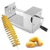 Tornado Aardappelsnijder Chips Snijden Snijmachine Handmatige Aardappelchips Maken Machine Roestvrij Staal