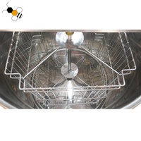 Dispositif de processeur de miel 4 cadres Dadant Manuel Machine d'extraction de centrifugeuse de miel pour l'extraction d'abeilles