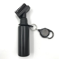 Brosse à eau rétractable pour club de golf, large couverture de nettoyage avec poils en nylon, acier et métal, nettoyant magnétique