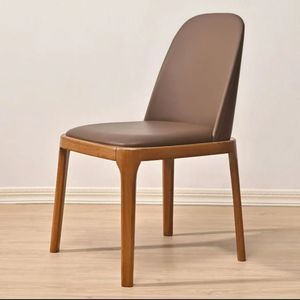 Chaise de salle à manger d'hôtel la plus vendue, en bois massif, écologique, imperméable, mobilier de salle à manger moderne pour salon ZN 493 - Product Image 5