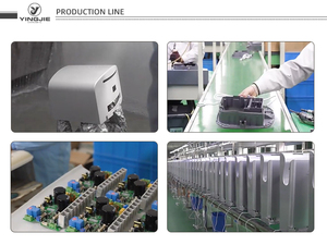 YINGJIE toilet Cina pengering tangan plastik elektrik pengering tangan kecepatan tinggi secara otomatis - Product Image 6