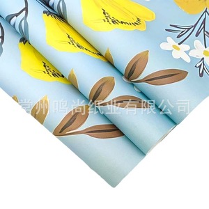 Custom Colored Kraft <b>Paper</b> Floral <b>Patterns</b> Gift Wrapping Tissue <b>Paper</b> Clothing Packaging Virgin Pulp 60-80g - Product Image 4