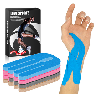 Voorgesneden Sport Pols <span class=keywords><strong>Brace</strong></span> Zelfklevende Bandage Vaste Ondersteuning Anatomisch Effect Sportverband Tape Pols Tape - Product Image 6