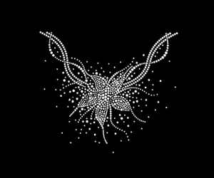 Presse à chaud fer à repasser sur le col décolleté Motif AB cristal strass motif Hot Fix modèle de transfert <span class=keywords><strong>pour</strong></span> col de t-shirt - Product Image 1