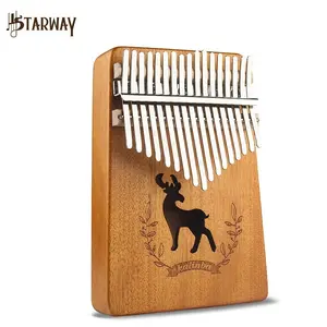 Best Selling Product Manufacturer Supplier Potable 17 Keys Kalimba Thumb Piano