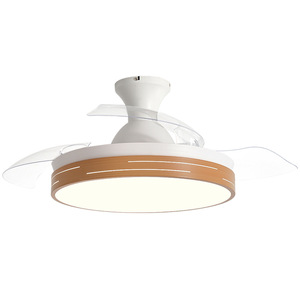Invisible <b>Fan</b> Light <b>Ceiling</b> Mount With Led Light For Living Room Bedroom 10-15 Sqm 25000 Hours Lifespan - Product Image 3