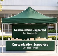 Tente de réception pliable personnalisée, robuste et imperméable, pour extérieur, 10x10, 10x15, 10x20 pieds, idéale pour les salons professionnels automobiles