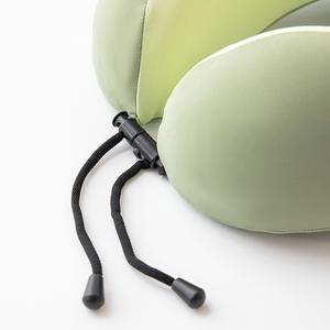 หมอนเมมโมรี่รูปตัวยูพร้อมผ้าสแปนเด็กซ์และผ้าไนล่อนสะท้อนกลับช้าหมอนรองไหล่และคอสองข้าง360องศา - Product Image 4