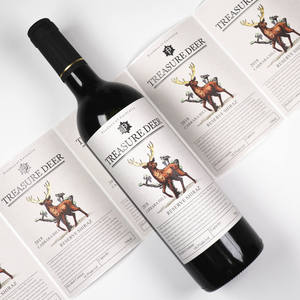 Autocollants personnalisés à prix avantageux, autocollants pour bière imperméables, estampage à chaud, feuille d'or, autocollant pour <span class=keywords><strong>vin</strong></span> <span class=keywords><strong>blanc</strong></span>, étiquette privée personnalisée pour <span class=keywords><strong>vin</strong></span> - Product Image 5