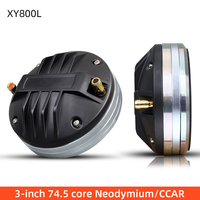 Haut-parleur de compression XY800L à bobine vocale de 3 pouces en titane, aimant néodyme de 75 mm, 80W, 8 ohms, 108dB, pour OEM