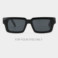 Lunettes de soleil TFB tendance et stylées, polarisées UV400, monture TR90 carrée surdimensionnée, style œil de chat, collection premium, best-seller