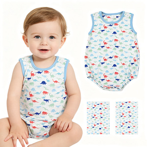 En Stock: Mono de Burbujas de Verano para Bebés Niños con Diseño de Dinosaurio, Estilo Boutique, Casual, para Recién Nacidos, Venta al por Mayor, Precio de Fábrica - Product Image 1