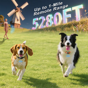 Profession elles wiederauf lad bares wasserdichtes Remote-Hunde trainings halsband mit Farbbild schirm mit einer Reichweite von 1600 Metern - Product Image 3