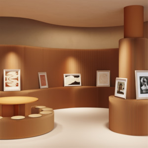 Ihpaper giấy phân vùng tường hiển thị có thể tháo rời tường phân vùng hiển thị đồ trang sức linh hoạt phòng chia màn hình showroom Divider - Product Image 6