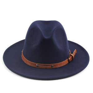 Wholesale Autumn Winter Unisex Fashion Flat Jazz <b>Hat</b> - Product Image 4