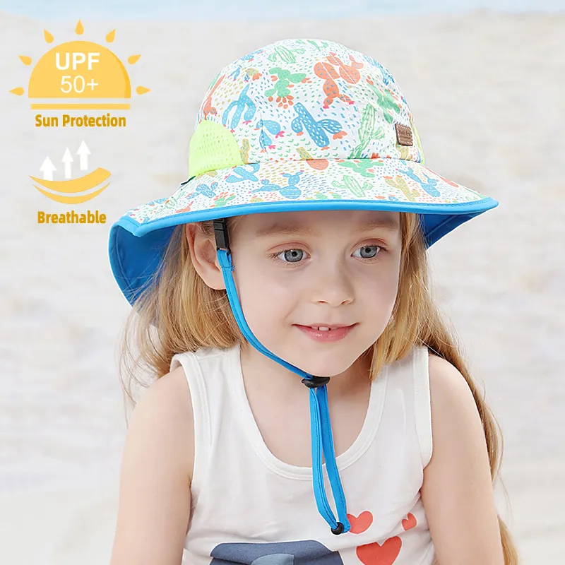 Kaavie – chapeau de plage respirant pour enfant, chapeau de soleil pour bébé UPF 50 +