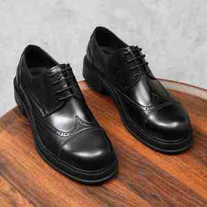 Zapatos Oxford Transpirables de Nuevo Diseño para Hombre, Zapatos Casuales de Negocios Formales de Cuero Genuino para Hombre - Product Image 5