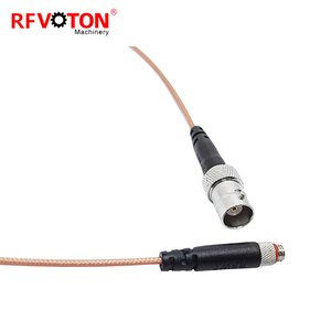 50cm microdot Cáp UNF 10-32 M5 nữ kết nối để BNC nữ cho rg178 rg316 Pigtail cáp mở rộng - Product Image 5