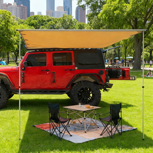 Auvent de camionnette extra large avec tente latérale pour les configurations de <span class=keywords><strong>camping</strong></span> sur longues caisses de camion - Product Image 1