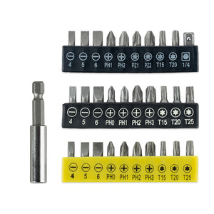 Yunbei YB <b>Bit</b> <b>Set</b> 60mm Extension Rod 10pc Metric Carbon Steel <b>Screwdriver</b> <b>Bits</b> With Base And Extension Rod - Product Image 5